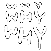 Confused Question Sticker