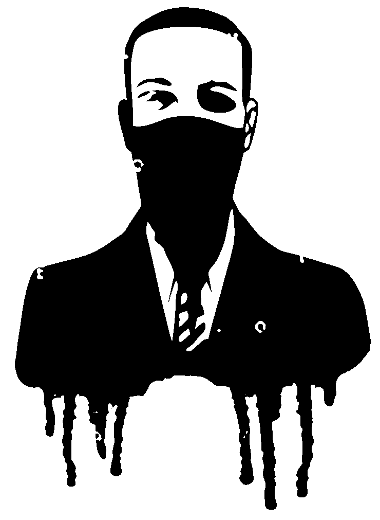 Mask Falling Sticker by stickerrobot