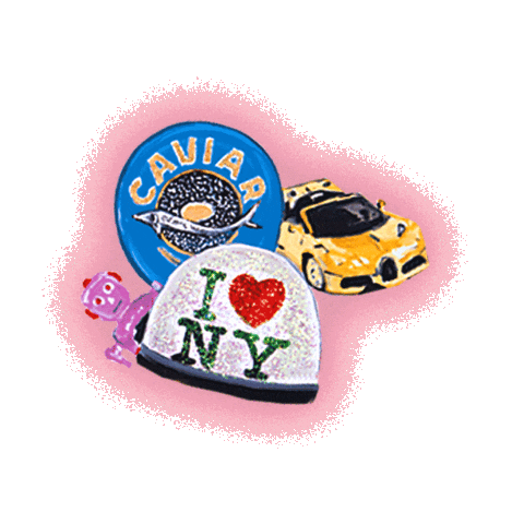 New York Love Sticker by Ashley Longshore