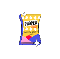 Snacks Popcorn Sticker by PROPER