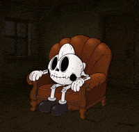 Sitting Still Waiting GIF by Oddsturgeon
