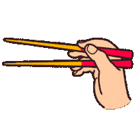 Chopsticks Okinawa Sticker