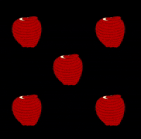 joshuawiss trippy psychedelic apple apples GIF