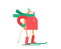 Polar Bear Christmas Sticker by Culture Trip