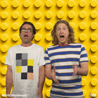 LEGOMastersAU surprise shock australia scream GIF