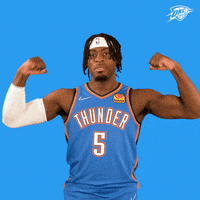 Oklahoma City Flex GIF by OKC Thunder