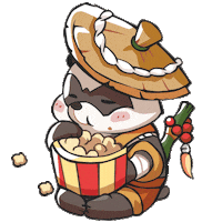 Happy Food Sticker by summonerswarapp