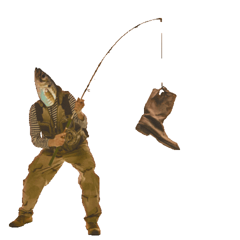 campfimfo giphyupload fish camping fishing Sticker