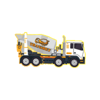 TransbetBetoniarnie cement beton budowa transbet Sticker