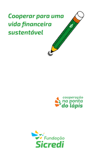 sicrediourobranco sicredi educacaofinanceira sicrediourobranco cooperaçãonapontalápis Sticker