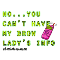 boldwaxing makeup lips nails lashes Sticker