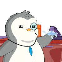 Water Burn Sticker by Pudgy Penguins