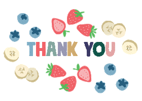 Banana Thank You Sticker by Gratefood Co.