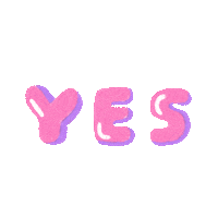 Illustration Yes Sticker