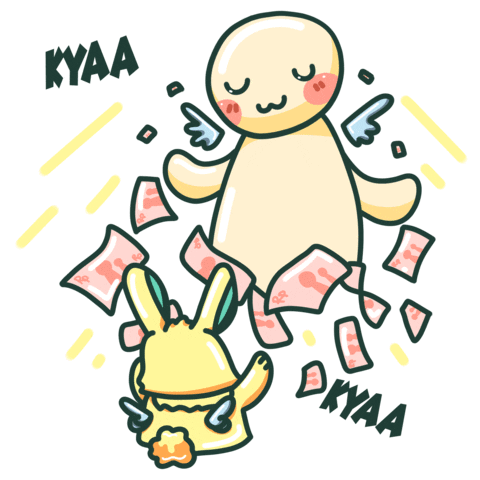 Happy Money Sticker by Milikumi