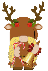 Christmas Santas Reindeer Sticker