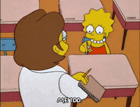 lisa simpson miss hoover GIF