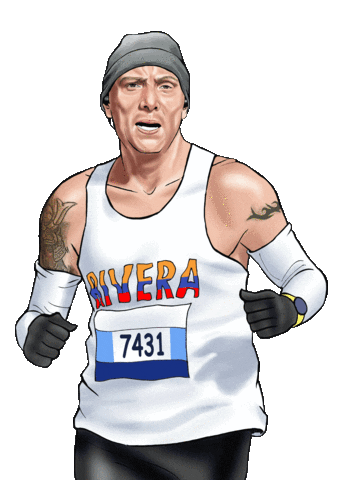 Runner Marathoner Sticker by eBibs