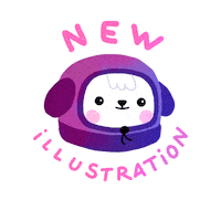 illustration post Sticker by ellievsbear