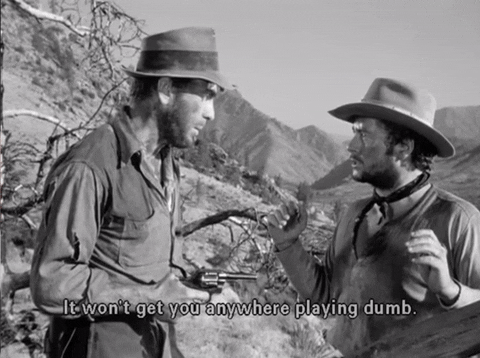 don't play dumb humphrey bogart GIF by Warner Archive
