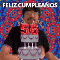 ¡Feliz 56.º cumpleaños!