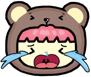 yobe0103day giphyupload cry 熊 哭 GIF