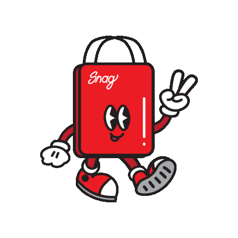 SnagDelivery giphygifmaker snag snagdelivery snagbag Sticker