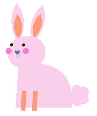 Bunny Rabbit Sticker by karenthaco