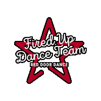 reddoordanceofficial reddoordance red door dance firedupdance drillteamdance Sticker