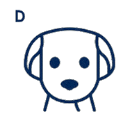 Dog Pet Sticker by Library Hotel Collection