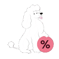 Dog Sale Sticker by KIKA Lietuva