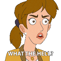 What The Hell Katherine Sticker by NETFLIX