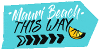 This Way Summer Sticker by Mauri