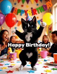 Happy Birthday Dance Moves GIF by Felini Rocks