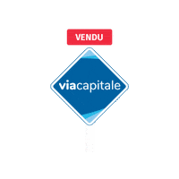 viacapitalevendu immobilier via vendu courtier Sticker