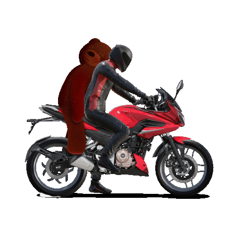 Teddy Thrill Sticker by Bajaj Pulsar