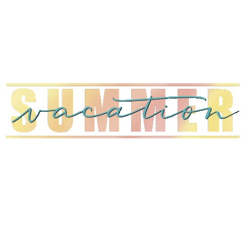 kailligraphydesigns giphyupload summer vacation heat Sticker