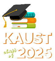Commencement Classof2025 Sticker by King Abdullah University of Science and Technology (KAUST)