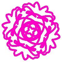 Pink Grow Sticker