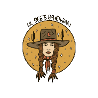 lil_bees_bohemian boho western lbb kalyn Sticker
