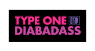 skingrip diabetes t1d type one diabadass Sticker