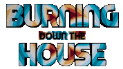 Burning Down The House Earth Day Sticker by OpticalArtInc.