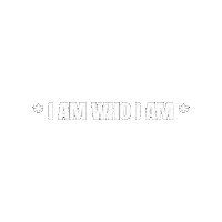 I Am Who I Am World Sticker by Stefan Fashion
