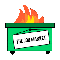 Fire Hiring Sticker by Jessica Lau