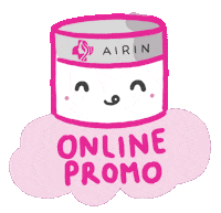 airinbeauty skincare promo cream jar Sticker