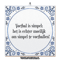 Team Training Sticker by Tegelspreuken.nl