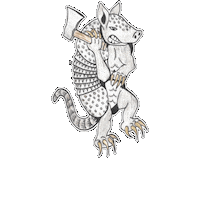 armadilloaxethrowing armadillo armadilloaxethrowing armadilloaxe Sticker