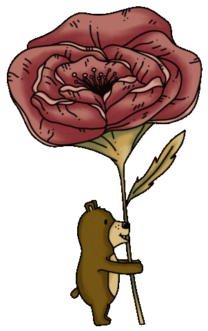simonhurleycreate flower flowers bear rose Sticker