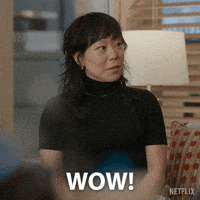 Ali Ahn Wow GIF by NETFLIX
