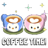 Good Morning Coffee Sticker by Pudgy Penguins